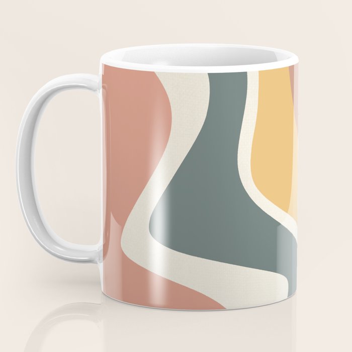 Sway - Modern Abstract Print Coffee Mug Gallery Image 3