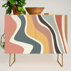 Sway - Modern Abstract Print Credenza Gallery Image 1