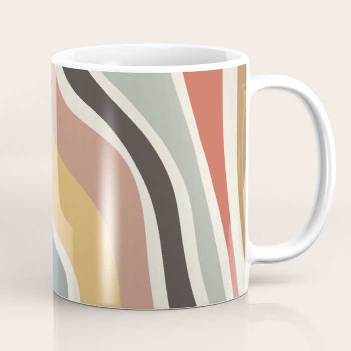 Sway - Modern Abstract Print Coffee Mug Gallery Image 1