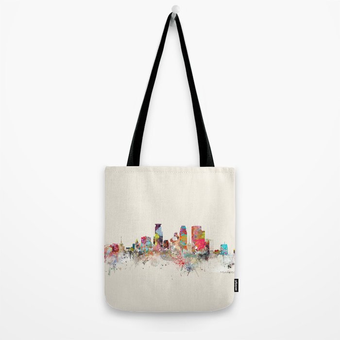 minneapolis skyline Tote Bag Gallery Image 2