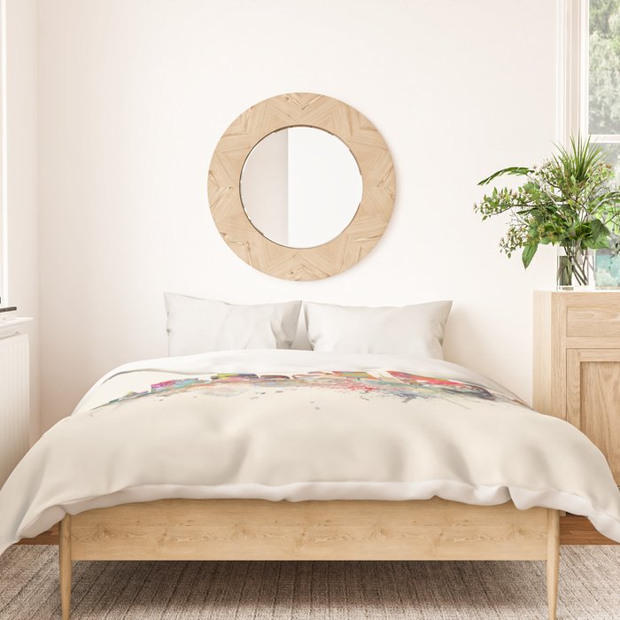 minneapolis skyline Duvet Cover Gallery Image 3
