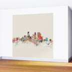 minneapolis skyline Wall Mural Gallery Image 2