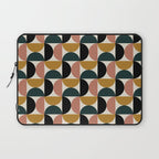 Bauhaus Mid Century Modern Geometric Pattern XIV Laptop Sleeve Gallery Image 1