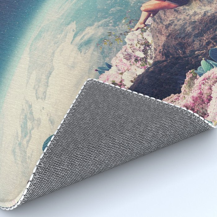 My World Blossomed when I Loved You Horizontal Rug Gallery Image 4