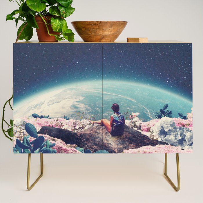 My World Blossomed when I Loved You Horizontal Credenza Gallery Image 1