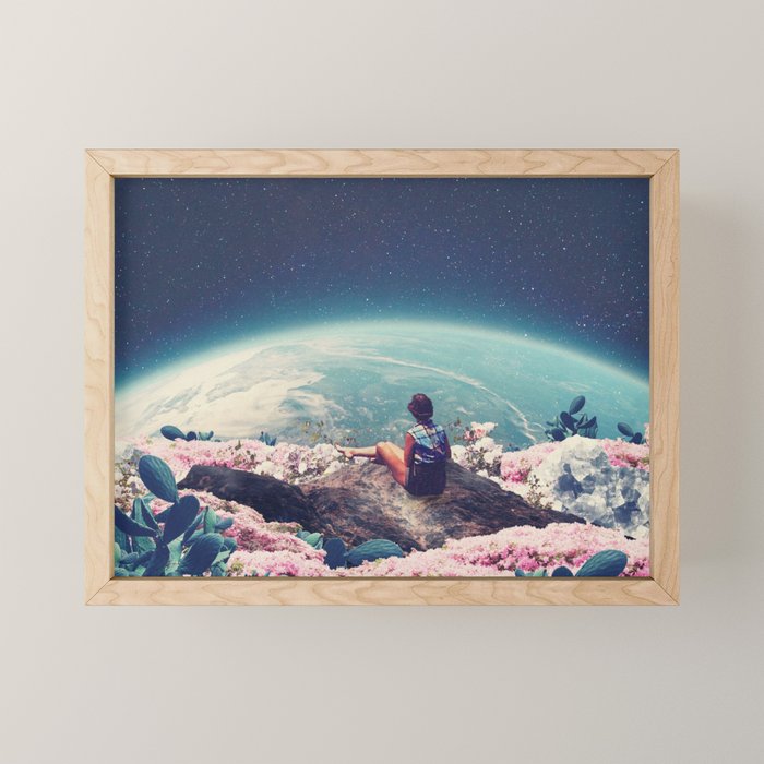 My World Blossomed when I Loved You Horizontal Mini Art Print Gallery Image 1