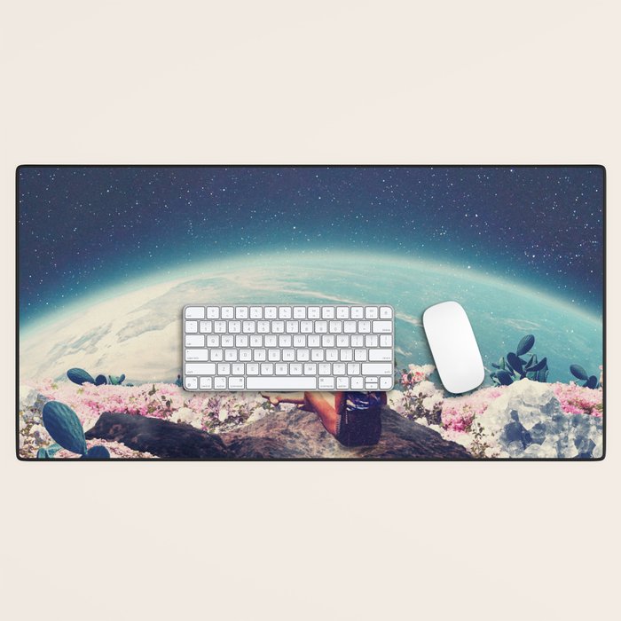 My World Blossomed when I Loved You Horizontal Desk Mat Gallery Image 1