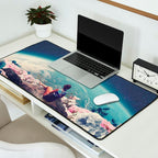 My World Blossomed when I Loved You Horizontal Desk Mat Gallery Image 2