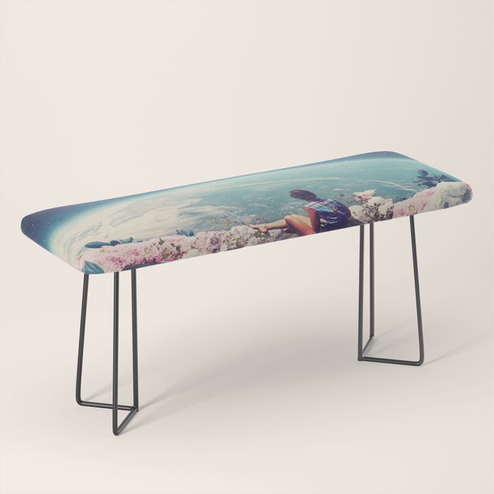 My World Blossomed when I Loved You Horizontal Bench Gallery Image 1