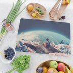 My World Blossomed when I Loved You Horizontal Cutting Board Gallery Image 2
