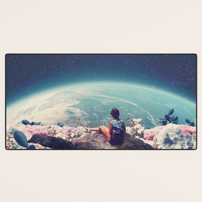 My World Blossomed when I Loved You Horizontal Desk Mat Gallery Image 3