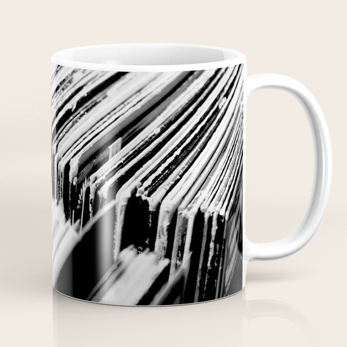 record albums music aesthetic elegant mood art photography  Coffee Mug Gallery Image 1