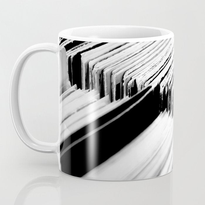 record albums music aesthetic elegant mood art photography  Coffee Mug Gallery Image 3
