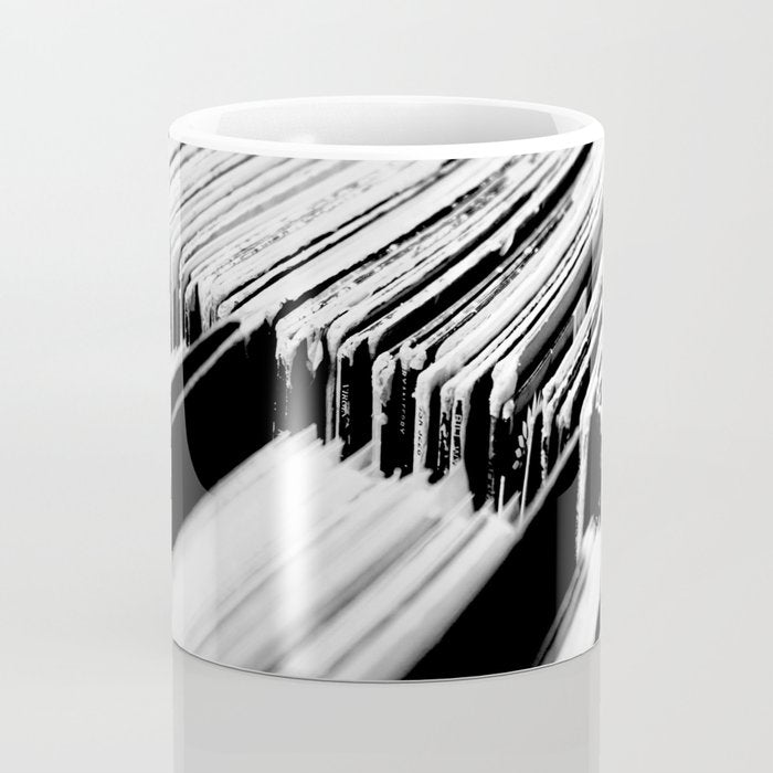 record albums music aesthetic elegant mood art photography  Coffee Mug Gallery Image 4