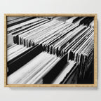 record albums music aesthetic elegant mood art photography  Serving Tray Gallery Image 1