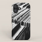 record albums music aesthetic elegant mood art photography  iPhone Case Gallery Image 1