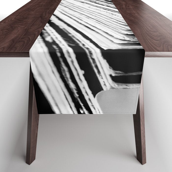record albums music aesthetic elegant mood art photography  Table Runner Gallery Image 1