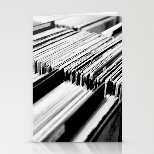 record albums music aesthetic elegant mood art photography  Stationery Card Gallery Image 2