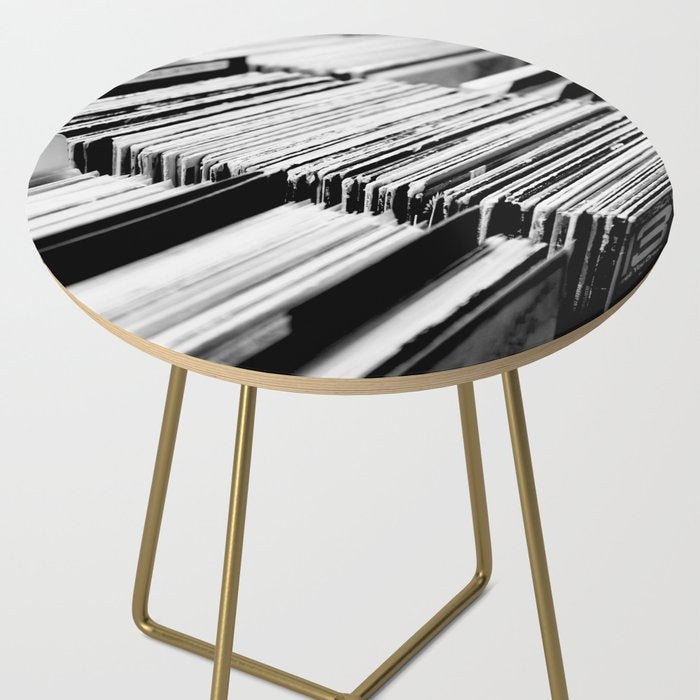 record albums music aesthetic elegant mood art photography  Side Table Gallery Image 2