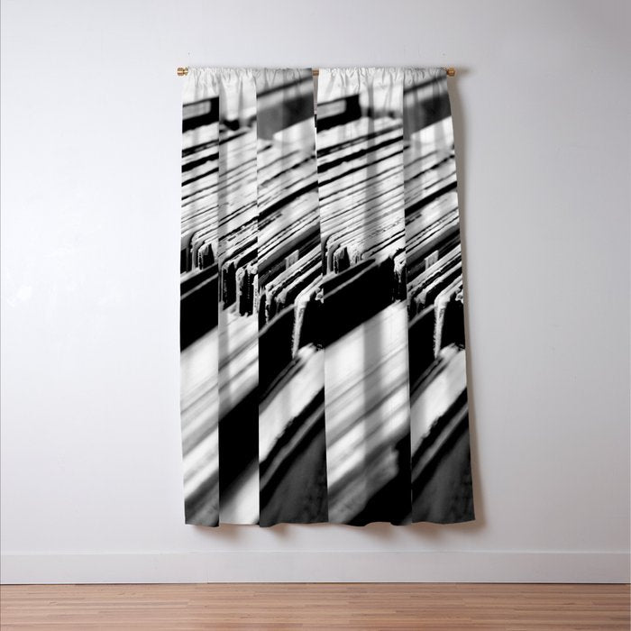 record albums music aesthetic elegant mood art photography  Window Curtain Gallery Image 3
