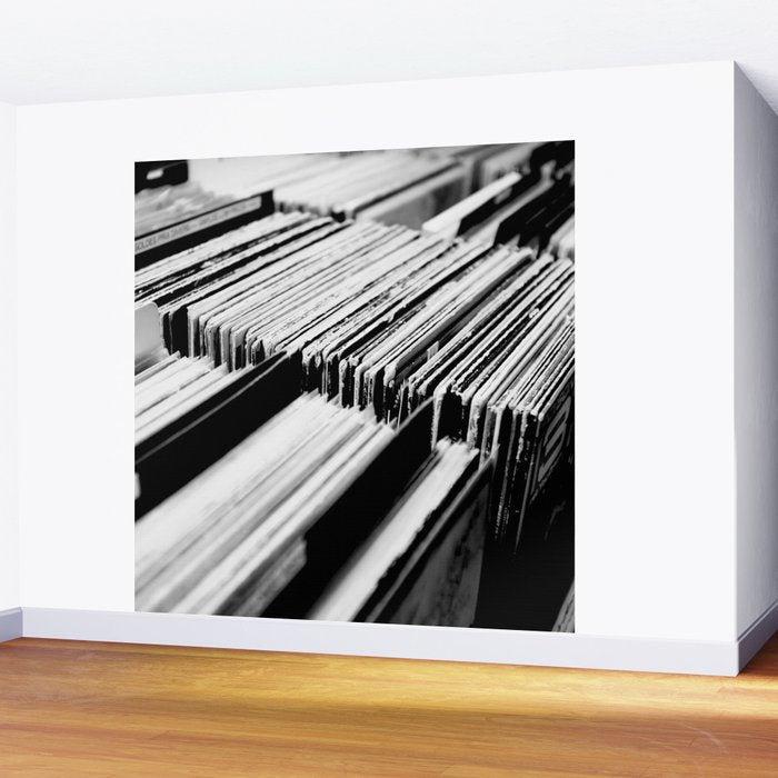 record albums music aesthetic elegant mood art photography  Wall Mural Gallery Image 2