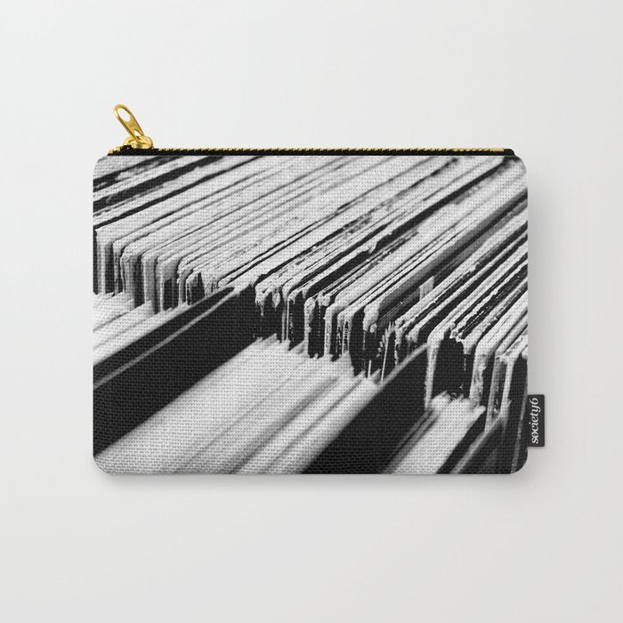 record albums music aesthetic elegant mood art photography  Carry All Pouch Gallery Image 1