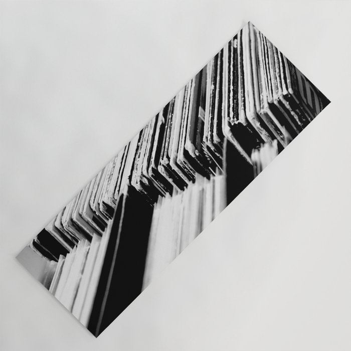 record albums music aesthetic elegant mood art photography  Yoga Mat Gallery Image 1