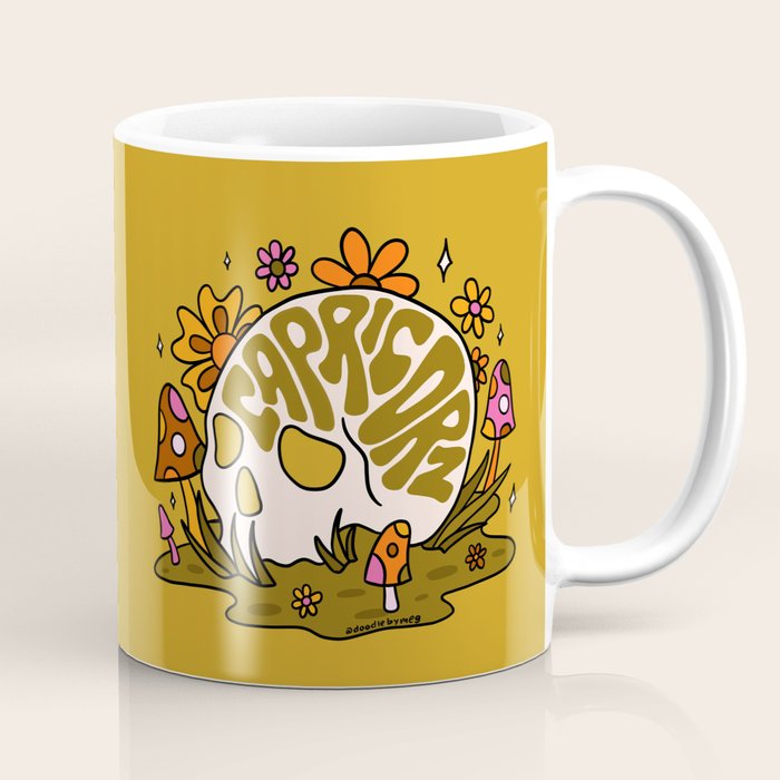 Capricorn Skull Coffee Mug Gallery Image 1