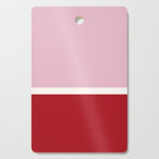 Color Block IV Pink Red Cutting Board Gallery Image 1