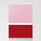 Color Block IV Pink Red Stationery Card Gallery Image 2