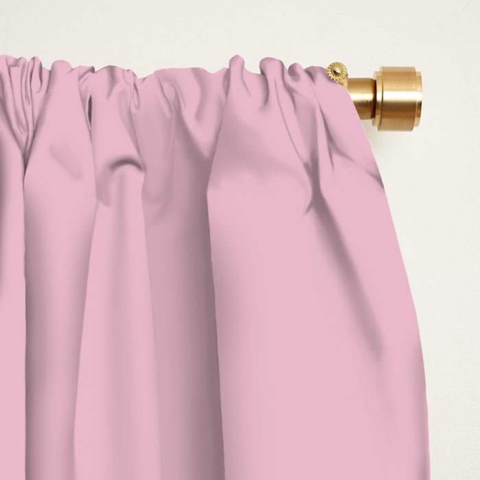 Color Block IV Pink Red Window Curtain Gallery Image 2