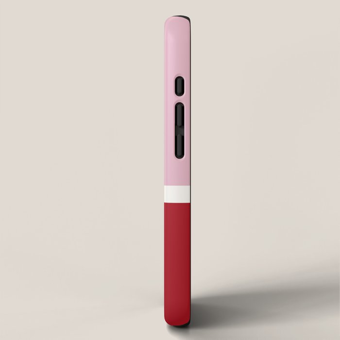Color Block IV Pink Red iPhone Case Gallery Image 2