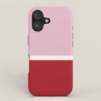 Color Block IV Pink Red iPhone Case Gallery Image 1