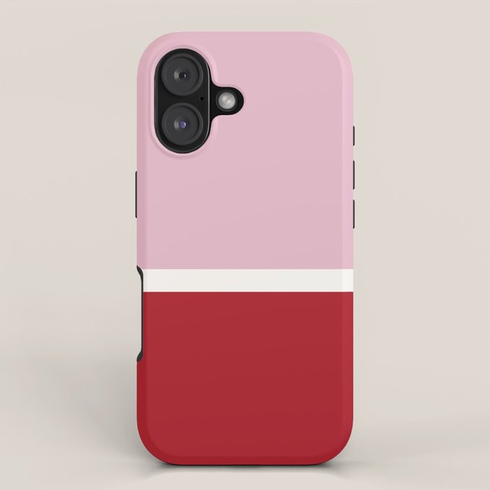 Color Block IV Pink Red iPhone Case Gallery Image 1