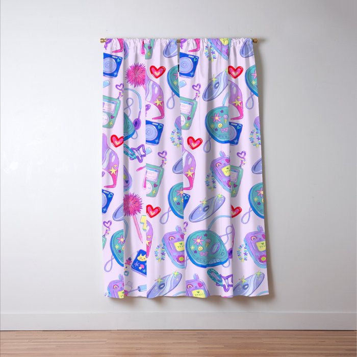 Y2K Vibes Window Curtain Gallery Image 3