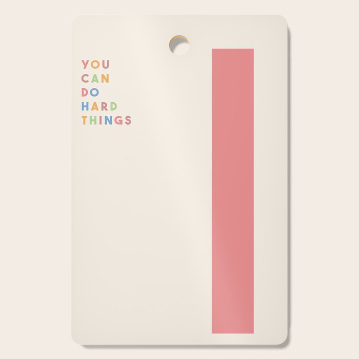 You Can Do Hard Things Cutting Board Gallery Image 1
