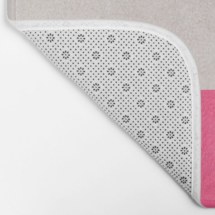 hot pink classic Bath Mat Gallery Image 2