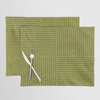 Line III (Matcha Green) Placemat Gallery Image 1