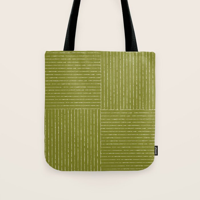 Line III (Matcha Green) Tote Bag Gallery Image 1