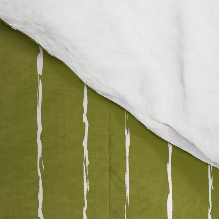 Line III (Matcha Green) Comforter Gallery Image 4
