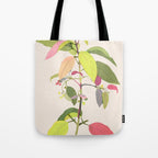 Colorful Plant Tote Bag Gallery Image 1