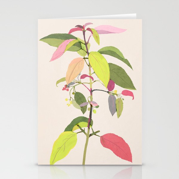Colorful Plant Stationery Card Gallery Image 1