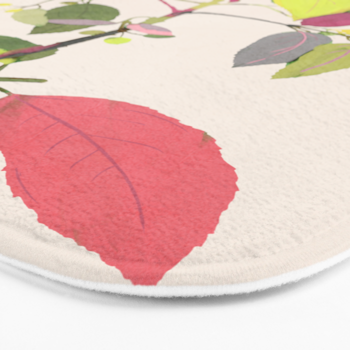 Colorful Plant Bath Mat Gallery Image 3