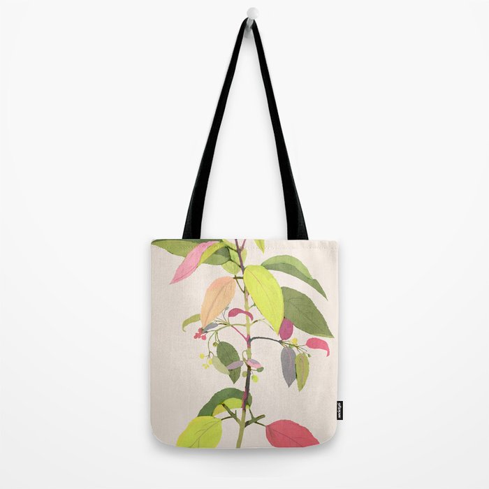 Colorful Plant Tote Bag Gallery Image 2