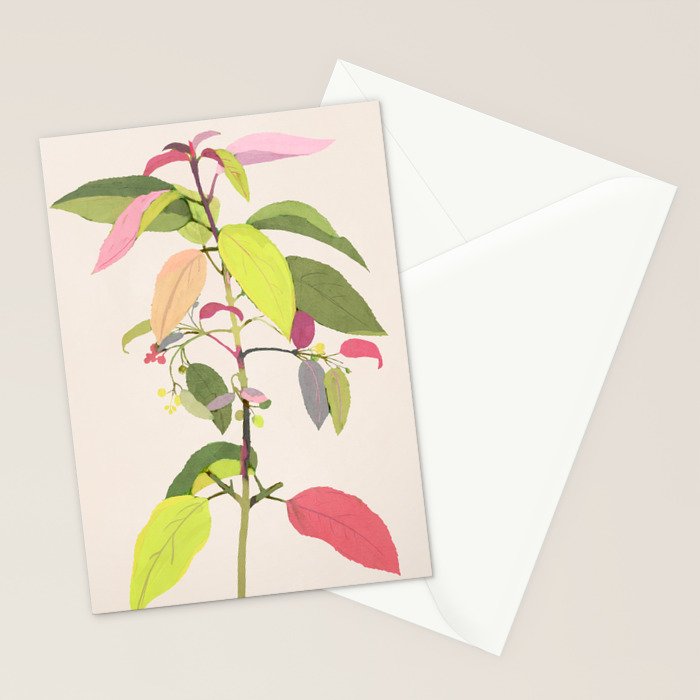 Colorful Plant Stationery Card Gallery Image 2