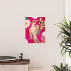 Vintage & Shabby Chic - Tropical Bird Flower Garden Poster Gallery Image 2