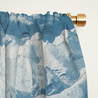 Spraying snow on the mountains Window Curtain Gallery Image 2