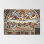 Raphael The Disputation of the Holy Sacrament  Rug Gallery Image 2