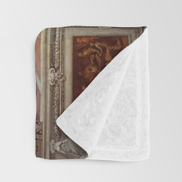 Raphael The Disputation of the Holy Sacrament  Throw Blanket Gallery Image 3