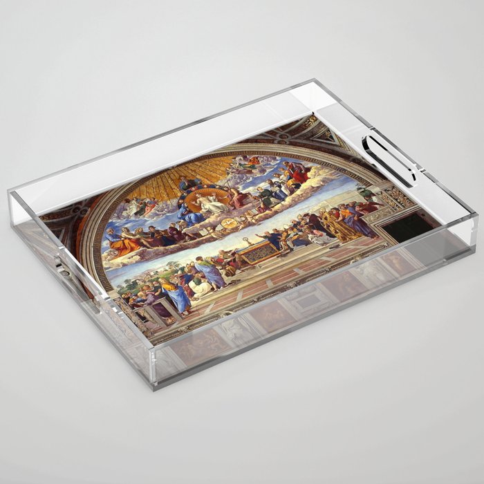 Raphael The Disputation of the Holy Sacrament  Acrylic Tray Gallery Image 1